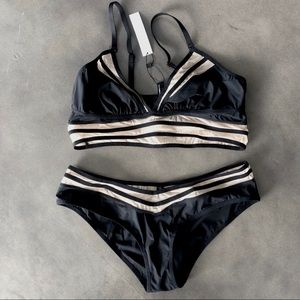 Thistle & Spire Fine Lines Bra/Panty Set, NWT